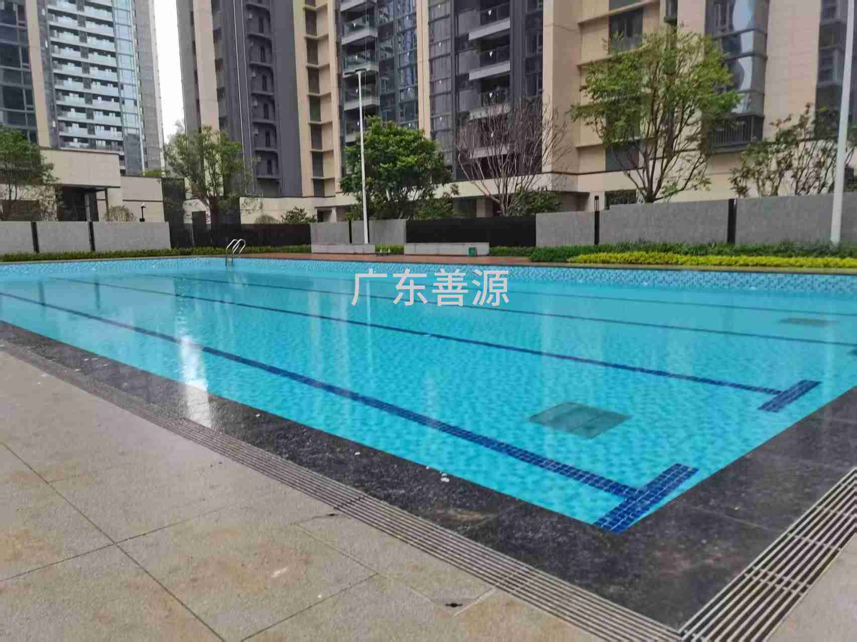 广东善源深圳德懿府住宅小区泳池工程案例